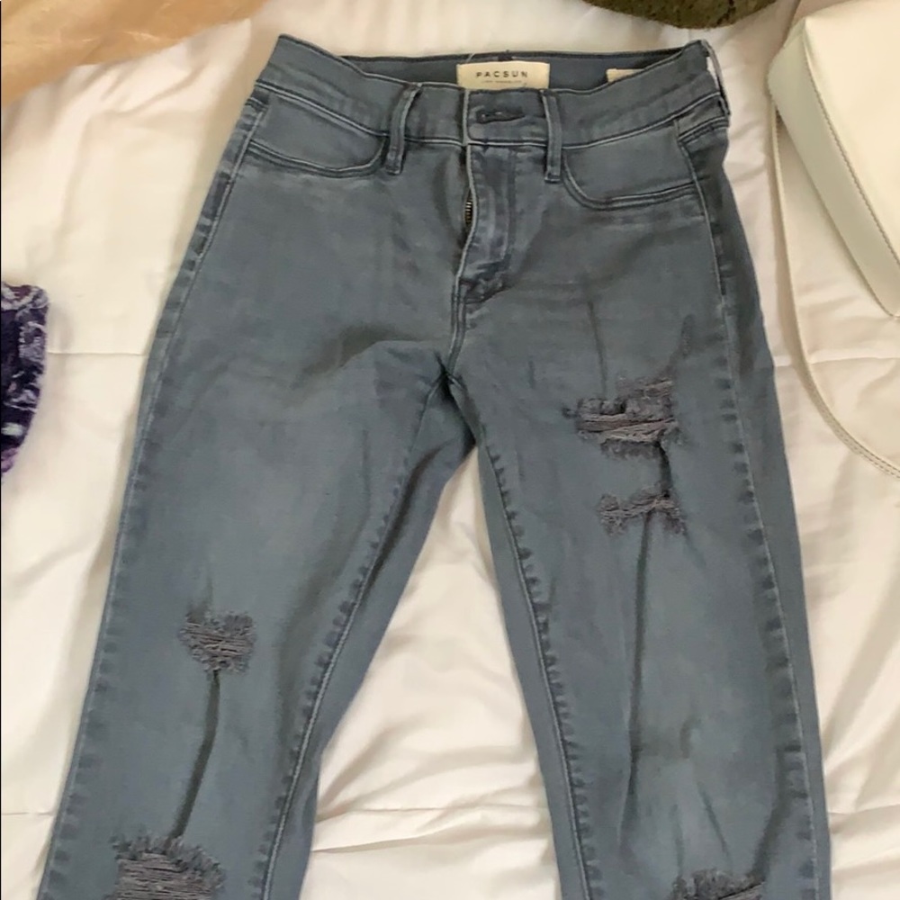 PacSun grey wash jeggings